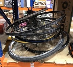 7 X ASSORTED ITEMS TO INCLUDE ELECTRIC BIKE REAR WHEEL