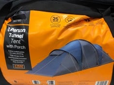 6 PERSON TUNNEL TENT WITH CANOPY - RRP £165