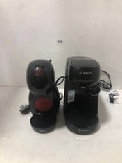 BOSCH TASSIMO FINESSE COFFEE MACHINE AND DELONGHI NESCAFE DOLCE GUSTO PICCOLO XS COFFEE MACHINE