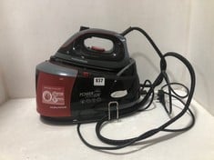 MORPHY RICHARDS 2400W POWER STEAM ELITE+ STEAM GENERATOR IRON BLACK/RED 332013 - RRP £229