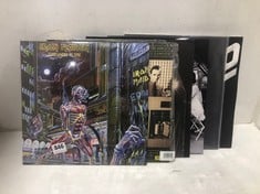 5 X ASSORTED VINYLS TO INCLUDE IRON MAIDEN SOMEWHERE IN TIME VINYL