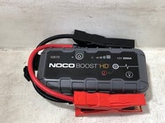 NOCO GB70 BOOST HD 2000A 12V ULTRASAFE PORTABLE LITHIUM JUMP STARTER - RRP £225