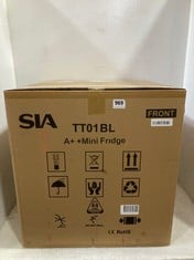 SIA 49L TABLE TOP MINI FRIDGE BLACK TT01BL