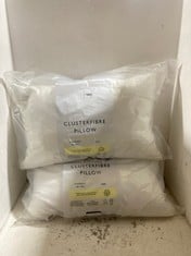 2 X JOHN LEWIS CLUSTER FIBRE PILLOW - SOFT