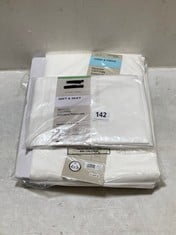 3 X ASSORTED JOHN LEWIS BEDDING TO INCLUDE SOFT & SILKY EGYPTIAN COTTON STANDARD PILLOWCASES WHITE