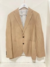 JOHN LEWIS ASHWELL REG SINGLE BREASTED BLAZER FAWN SIZE 44R RRP- £150