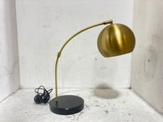 3 X JOHN LEWIS HECTOR TABLE LAMPS ANTIQUE BRASS