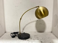 3 X JOHN LEWIS HECTOR TABLE LAMPS ANTIQUE BRASS