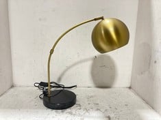 3 X JOHN LEWIS HECTOR TABLE LAMPS ANTIQUE BRASS