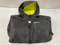 MUSTO CHAMPIONSHIP AQUA HOODIE JACKET IN BLACK SIZE UK L