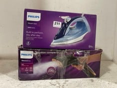 PHILIPS STEAM & GO PLUS COMPACT SOLUTION FOR EASY DE-WRINKLING TO INCLUDE PHILIPS STEAM IRON