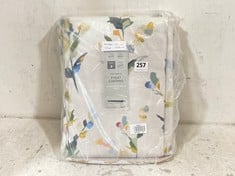 JOHN LEWIS ONE PAIR OF CURTAINS - WILDFLOWER SPRIGS MULTI - SIZE 167 CM X 182CM - RRP £120