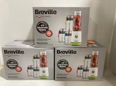 3 X BREVILLE BLEND ACTIVE BLENDER