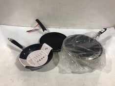 3 X ASSORTED COOKWARE ITEMS TO INCLUDE JOHN LEWIS THE PAN 20CM FRY PAN