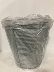 4 X JOHN LEWIS IVYLINE RIBBED GALVANISED PLANTER - D37CM