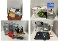 BOX OF ASSORTED KITCHEN ITEMS TO INCLUDE TALA COOK'S BLOW TORCH