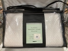 JOHN LEWIS SPECIALIST SUPPORT CLASSIC MEMORY FOAM PILLOW TO INCLUDE JOHN LEWIS 2-WAY MEMORY FOAM PILLOW