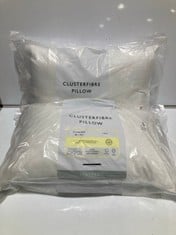 2 X JOHN LEWIS STANDARD FORM CLUSTER FIBRE PILLOW