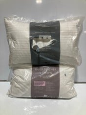 JOHN LEWIS DUCK FEATHER AND DOWN PILLOW TO INCLUDE JOHN LEWIS HUNGARIAN GOOSE DOWN PILLOW