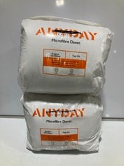 2 X JOHN LEWIS ANYDAY DUVETS IN SIZE KING 15 TOG AND DOUBLE 15 TOG