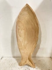 4 X STONE THE CROWS GIANT LONG FISH DISH LENGTH 80CM - TOTAL RRP £320