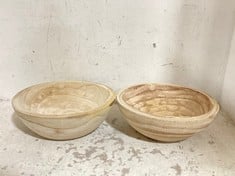 16 X STONE THE CROWS MEDIUM ROUND BOWL DIAMETER 30 CMs - TOTAL RRP £480