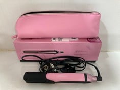 GHD GOLD PROFESSIONAL ADVANCED STYLER WITH MATCHING HEAT-RESISTANT BAG IN FONDANT PINK- RRP £209