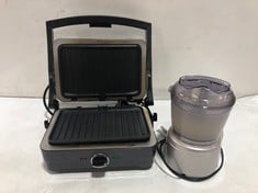 CUISINART GRILL AND SANDWICH MAKER TO INCLUDE CUISINART MINI PREP PRO