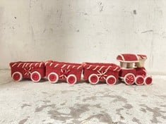 60 X STONE THE CROWS SMALL RED TRAIN / CARRIAGES - TOTAL RRP £660