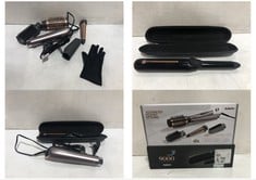 BABYLISS 9000 CORDLESS CURLING TONG TO INCLUDE BABYLISS ADVANCED POWER STYLING AIR STYLE 1000