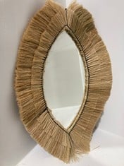 3 X STONE THE CROWS LARGE OVAL GRASSES MIRROR - - TOTAL RRP £300