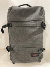 EASTPAK TRANSIT'R S-SUNDAY WHEELED LUGGAGE BAG IN DARK GREY