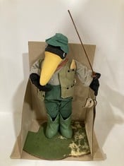 2 X STONE THE CROWS FRED - FISHERMAN-HEIGHT 46CM - TOTAL RRP £120