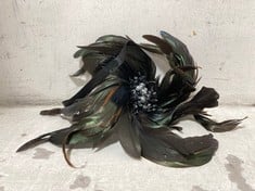 48 X STONE THE CROWS LARGE HANGING FLOWER - BLACK - HEIGHT 44CM - TOTAL RRP £288