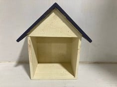 12 X STONE THE CROWS SINGLE SHELF-BLUE-BATHING HUTS - TOTAL RRP £64