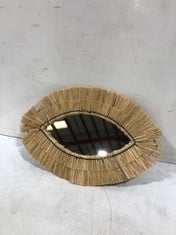 4 X STONE THE CROWS SMALL OVAL GRASSES MIRROR - - TOTAL RRP £80