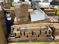 PALLET OF ASSORTED FURNITURE / PARTS TO INCLUDE ALICIA 5 DRAWER CHEST IN ANTHRACITE - PRODUCT CODE. ALI213 (BOX 1/2, PART ONLY) (ZONE 4) (KERBSIDE PALLET DELIVERY)