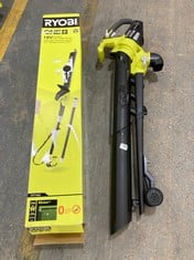 RYOBI 18V CORDLESS POLE HEDGE TRIMMER - MODEL NO. OPT1845 TO INCLUDE RYOBI CORDED HEDGE BLOWER (ZONE 1)