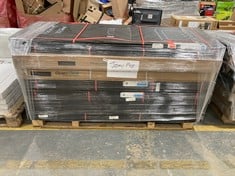 PALLET OF ASSORTED SHOWER SCREENS / PARTS TO INCLUDE AQUA DART ROLLA8 SLIDING WETROOM PANEL 1500MM - MODEL NO. AQ8944-BLK (BOX 2/2, PART ONLY) (ZONE 1) (KERBSIDE PALLET DELIVERY)