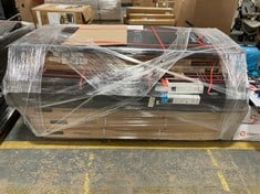 PALLET OF ASSORTED SHOWER SCREENS / PARTS TO INCLUDE AQUA DART 1200 X 800MM SINGLE DOOR OFFSET QUADRANT - MODEL NO. AQ1426S (BOX 2/2, PART ONLY) (ZONE 1) (KERBSIDE PALLET DELIVERY)