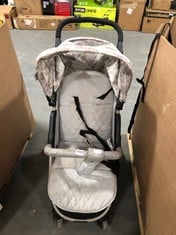 MY BABIIE MB30 STROLLER IN LIGHT GREY - RRP £100 (ZONE 1)