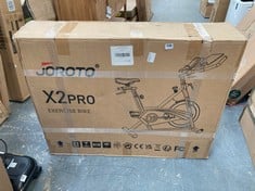 JOROTO X2PRO EXERCISE FITNESS BIKE IN BLACK - RRP £470 (ZONE 2)