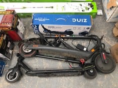 3 X ASSORTED ELECTRIC SCOOTER / PARTS TO INCLUDE ZINC FOLDING ELECTRIC SCOOTER E4 MAX (COLLECTION ONLY) (ZONE 2)