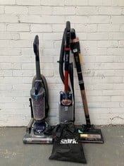 3 X ASSORTED VACUUMS TO INCLUDE SHARK DUO CLEAN VACUUM CLEANER IN ROSE GOLD (ZONE 2)