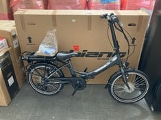 F.LLI SCHIANO 20'' E-STAR FOLDING ELECTRIC BIKE IN ANTHRACITE - RRP £769 (COLLECTION ONLY) (ZONE 1)