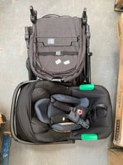 KINDERKRAFT MOOV 3 IN 1 STROLLER SET IN BLACK - RRP £259 (ZONE 2)