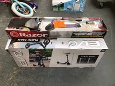 RAZOR POWERCORE S85 ELECTRIC HUB MOTOR SCOOTER TO INCLUDE EVO FLEXI MAX SCOOTER (COLLECTION ONLY) (ZONE 2)