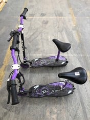 2 X WIRED XL ELECTRIC SCOOTER WITH SEAT IN PURPLE (COLLECTION ONLY) (ZONE 2)