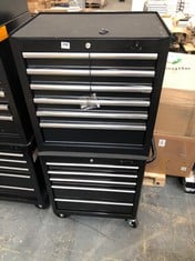 5 DRAWER TOOL CABINET IN BLACK TO INCLUDE 6 DRAWER TOOL CABINET IN BLACK (ZONE 2) (KERBSIDE PALLET DELIVERY)