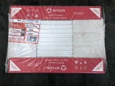 MYSON SELECT COMPACT TYPE 21 RADIATOR IN WHITE APPROX 700 X 500MM - PRODUCT CODE. SX7050G - RRP £125 (ZONE 3)